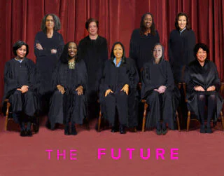 THE NEW SUPREMES ON THEIR PINK CARPET: THE FUTURE IS BRIGHT